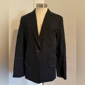 Helmut Lang Black Contrast
Stitch Blazer size 12